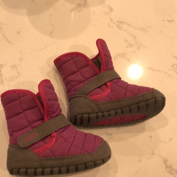 Purple Keen winter boots, 18 month - Picture 2 of 3